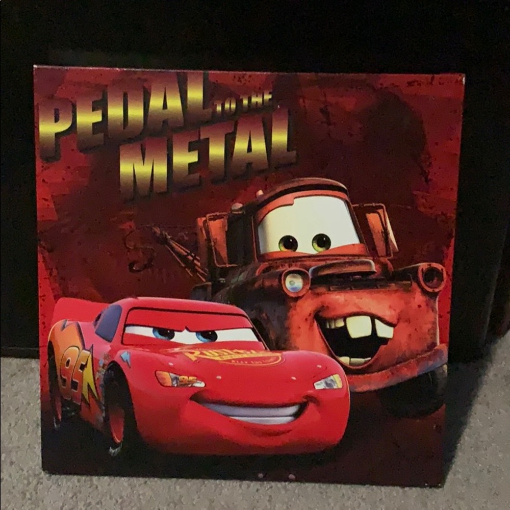 11”x11” Pedal to the Metal Toy Story Canvas Art